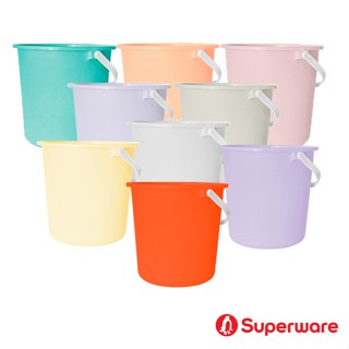 Srithai Superware ถังใส่น้ำพลาสติก ถังน้ำพลาสติกมีหูหิ้ว ทรง…