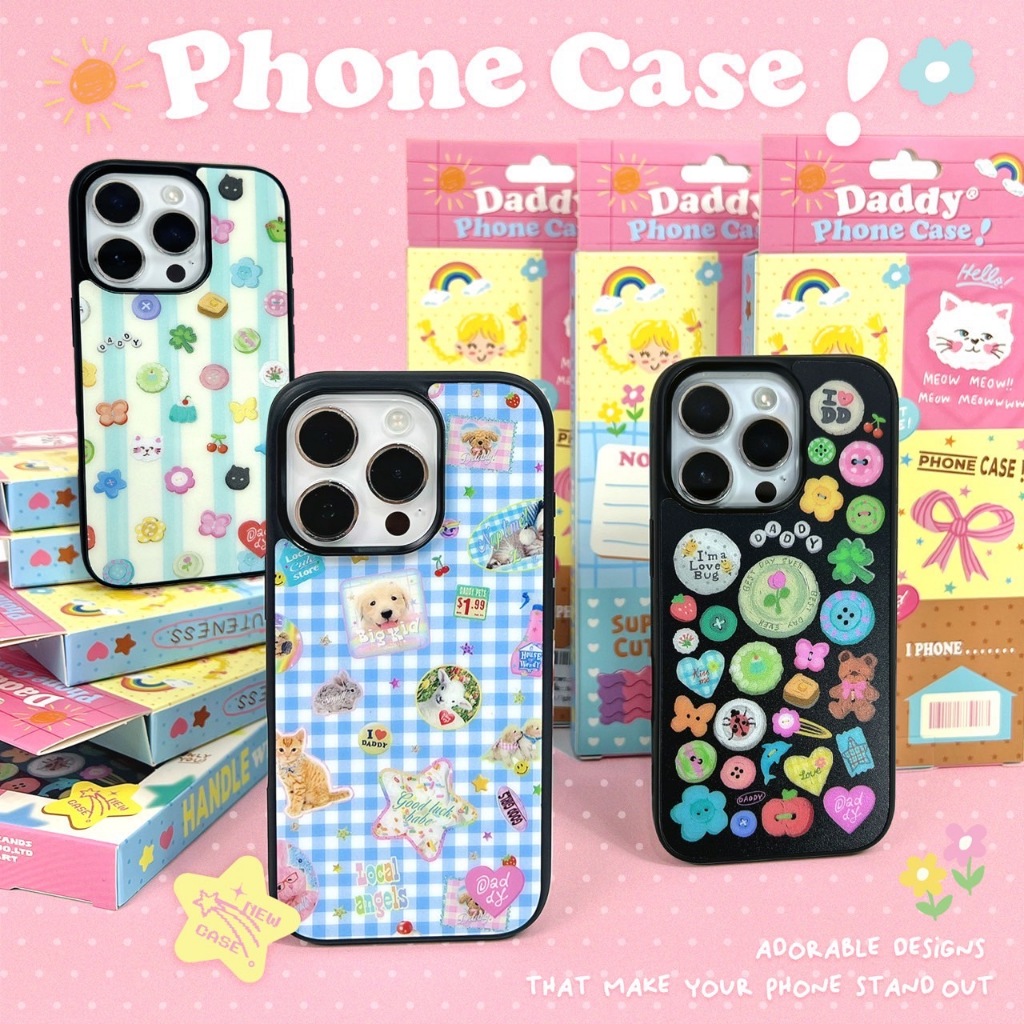 DADDY | Daddy Magnetic iPhone Case เคสโทรศัพท์ แบบแม่เหล็ก สำหรับไอโฟน ลายสุดน่ารัก