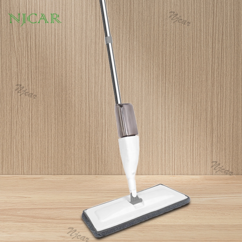 NJCAR M92 MOP ไม้ถูพื้น หัวแบนแบบฉีดน้ำ ไม้ถูพื้นแบบสเปรย์ มีที่ฉีดน้ำ ม็อบ ใส่น้ำยาได้ ผ้า 1 ชิ้น