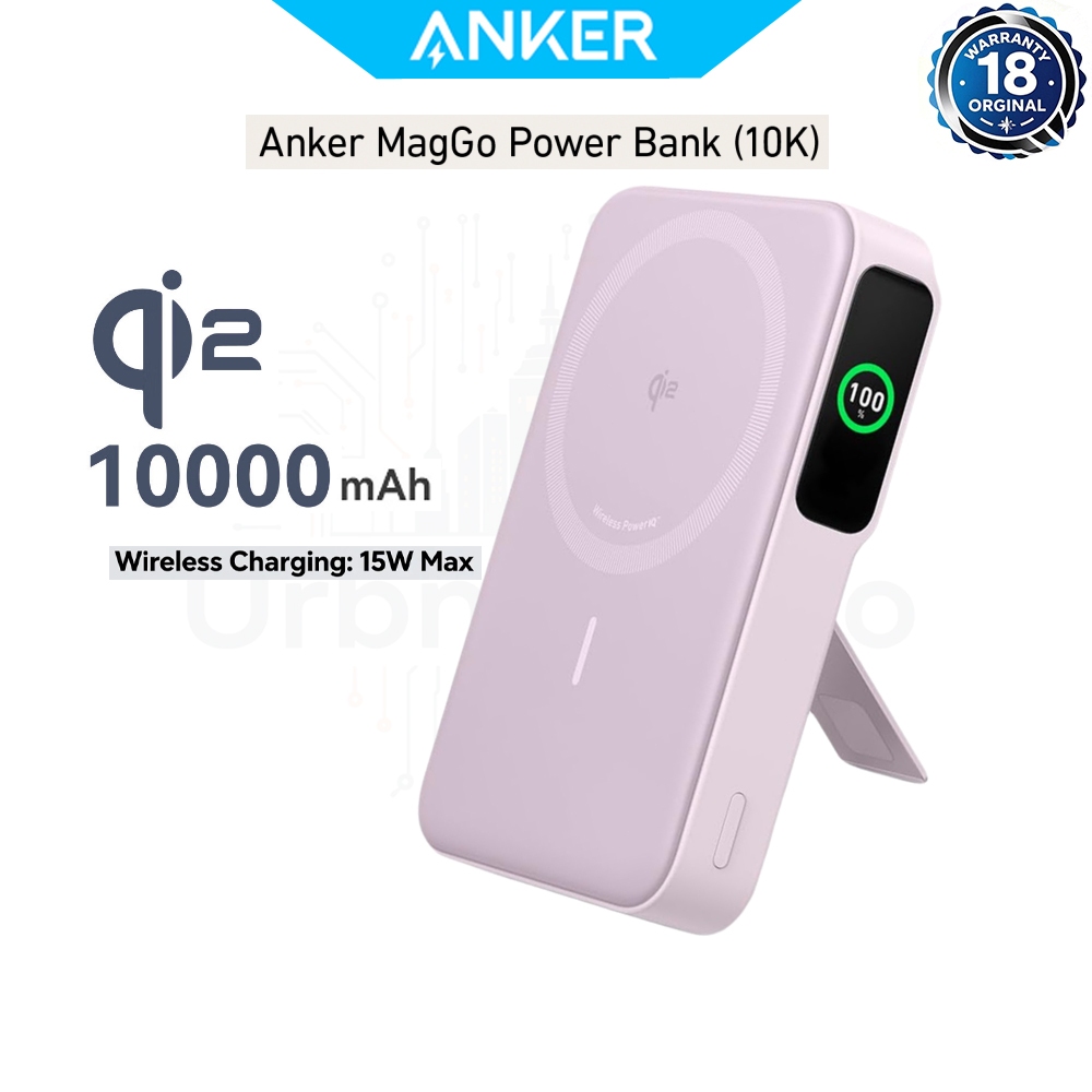 Anker Qi2 15W 10000mAh PowerBank A1654 Qi2 ได้รับการรับรอง 15W เครื่องชาร์จแบบพกพาที่รองรับที่รวดเร็