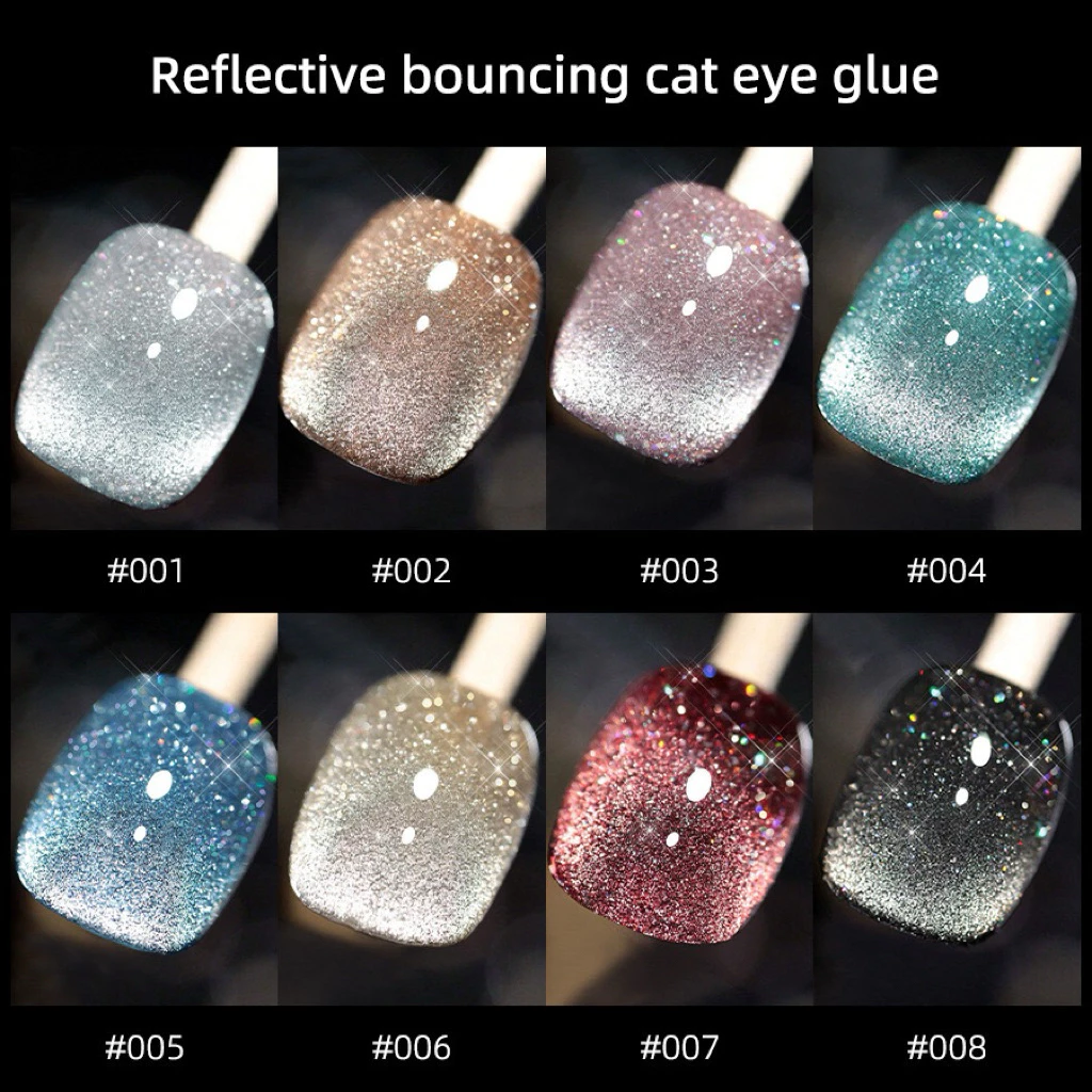 สีทาเล็บเจล DIAMOND Cat Eye มีให้เลือก 8 สี สินค้าพร้อมส่งในไทย