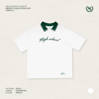 Highschool Preppy Collection 2025 Two Tone polo - เสื้อโปโลทูโทน - TPB08539