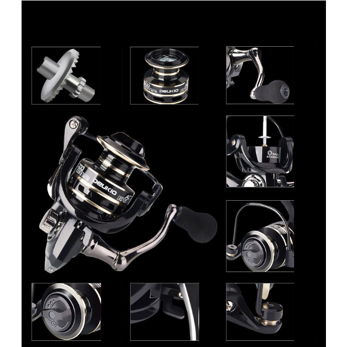 รอกสปินนิ่ง  DEUKIO  รุ่น AC รอบ 5:2.1