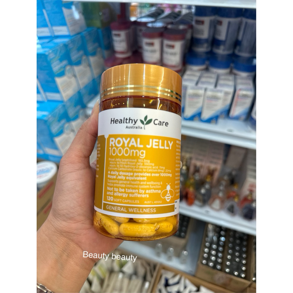 Healthy Care Royal Jelly 1000.mg. 120 SoftCapsules