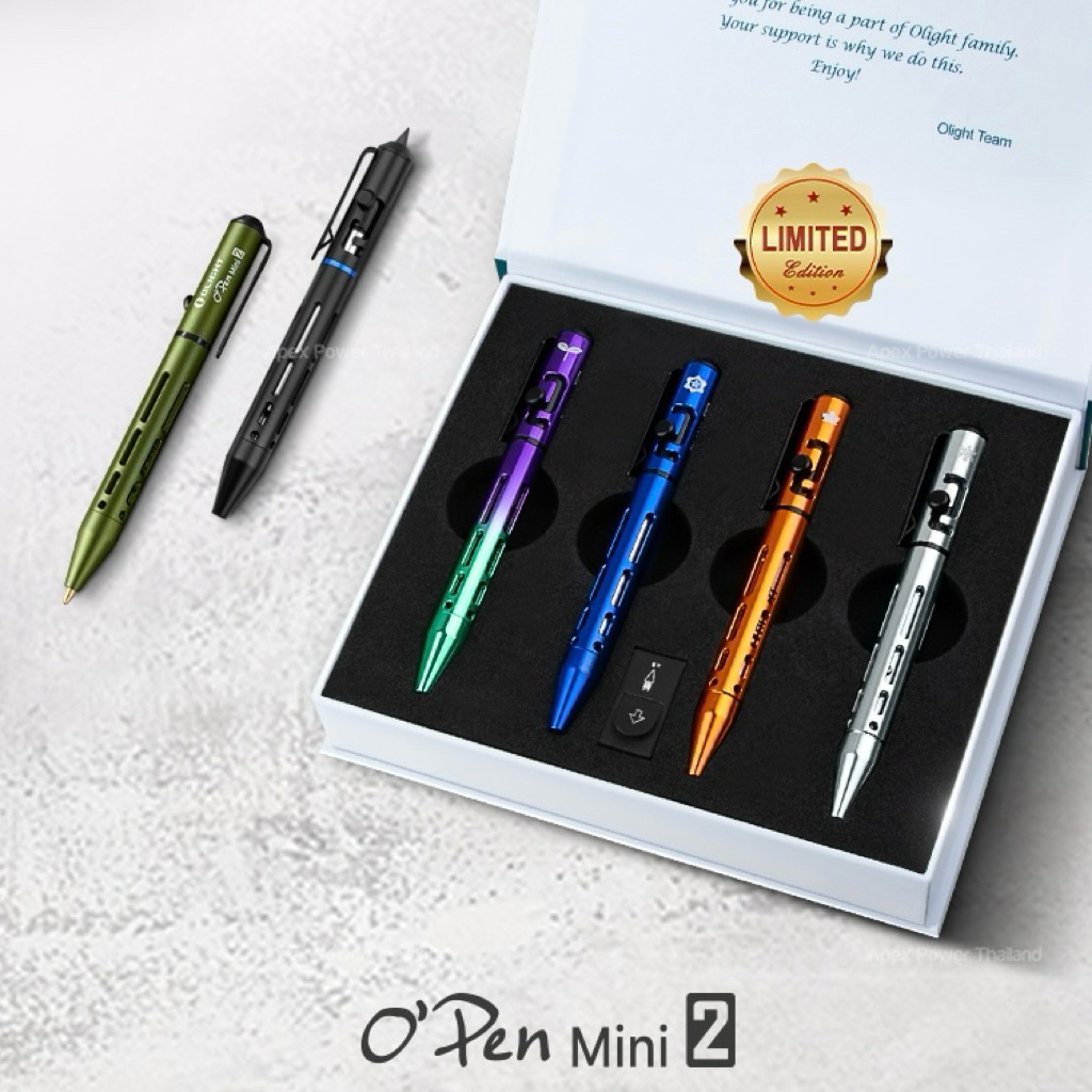 [พร้อมส่ง] Olight Open Mini 2 ปากกาพกพาพร้อมดินสอในตัว ขนาดพกง่ายเหมาะกับการ EDC พกง่ายเขียนลื่น