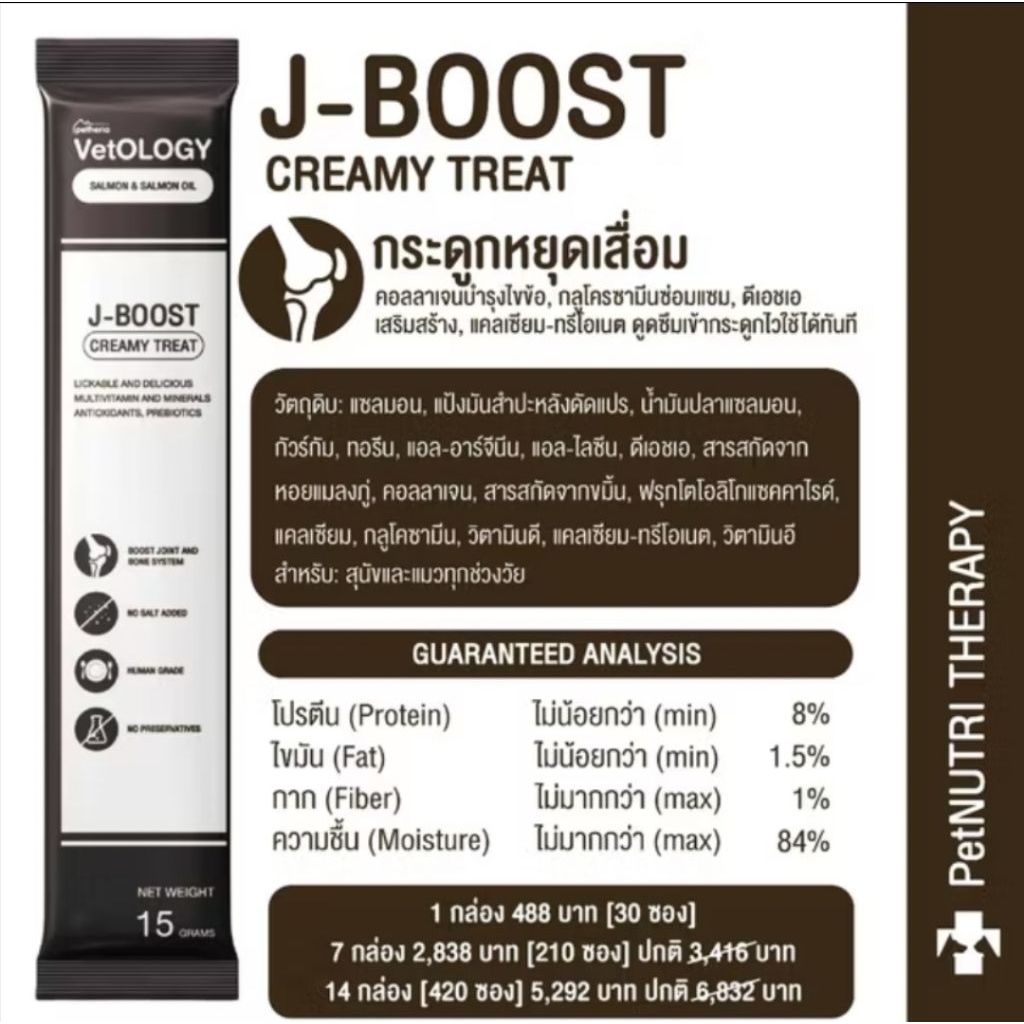 petheria VetOLOGYขนมเเมวเลียสูตรบำรุงกระดูก