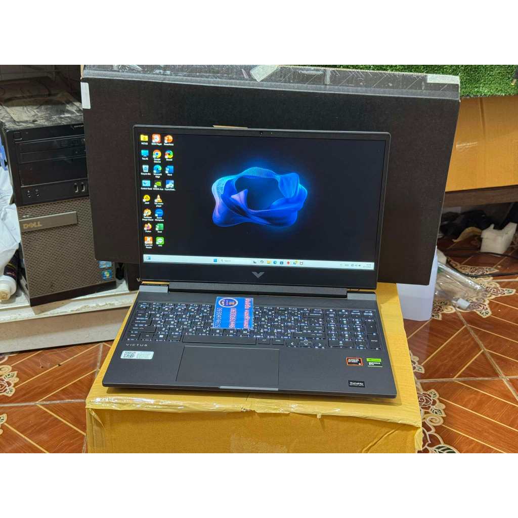ตัวโหด รุ่นใหม่ล่าสุดNotebook HP Victus Gaming 15 ทรงพลัง AMD Ryzen 5 8645HS #RTX4050