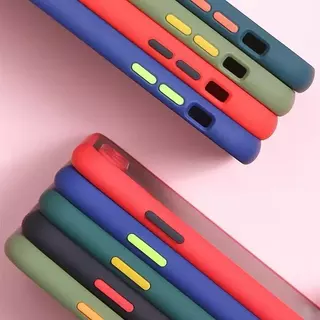 เคสขอบสีหลังด้าน สำหรับ Vivo S1Pro S1 เคสกันกระแทก ตรงรุ่น หลังด้าน เคสผิวด้าน