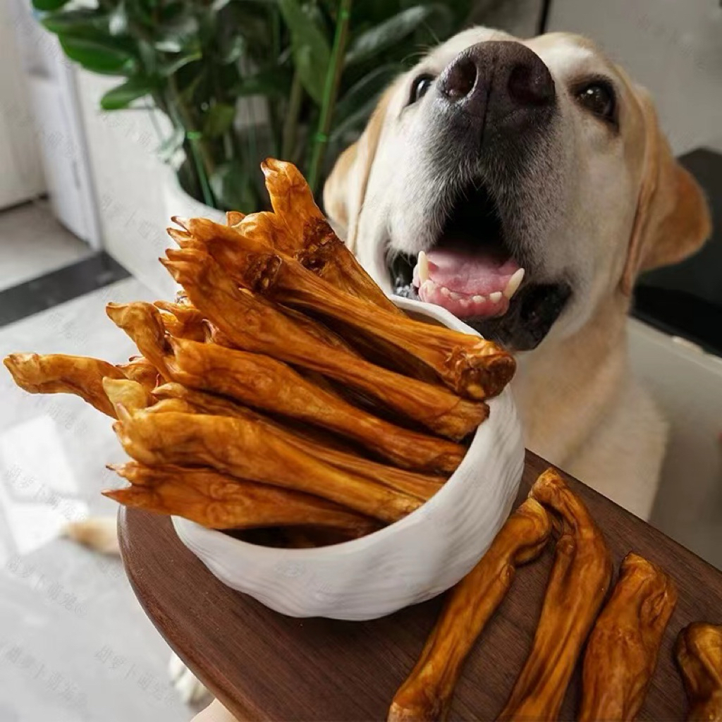 ขาแพะขนาดเล็ก 2ชิ้น 10-15cm ขนมหมา ขนมขัดฟันสุนัข ลดกลิ่นปากของน้อง Dog Chew