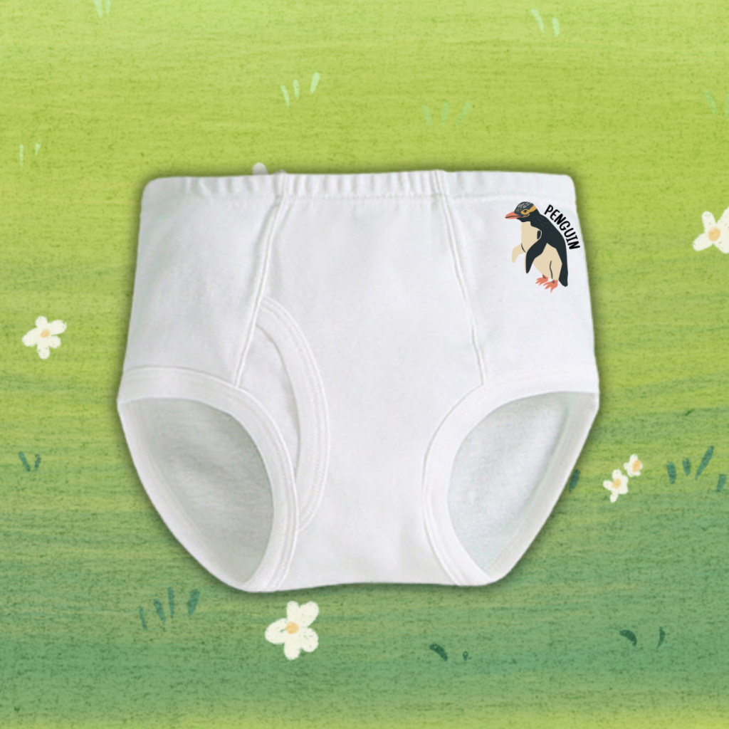 กางเกงในเด็ก กางเกงในขาสั้น เด็กชาย ลายสัตว์ป่า ยืดหยุ่นเบาสบายไม่เข้าวิน 2-12 ปี - รูปที่ 4