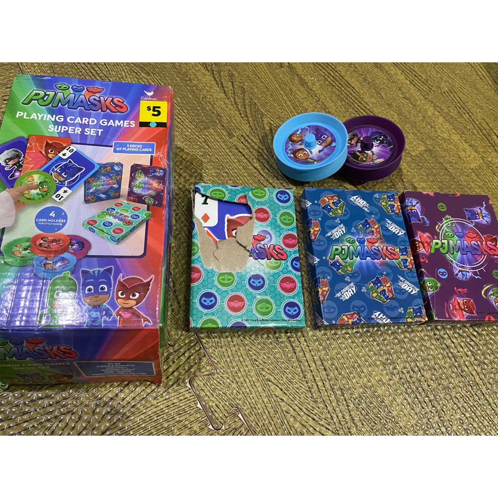 PJ mask playing card game super set มือสอง