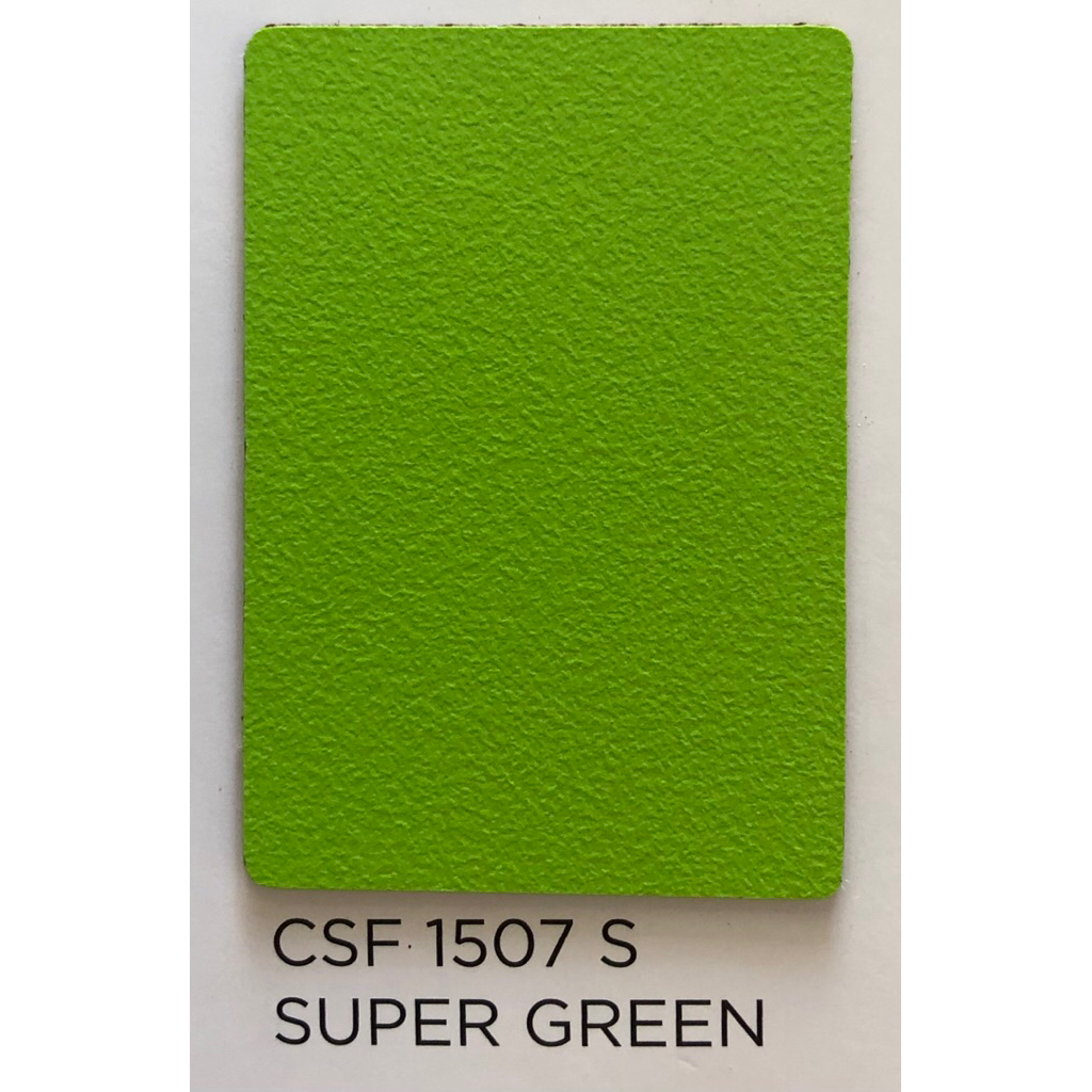 แผ่นลามิเนต Virgo CROMA new collection  CSF 1507 S Super Green ขนาด 120 x 240 ซม. หนา 0.6 มม.