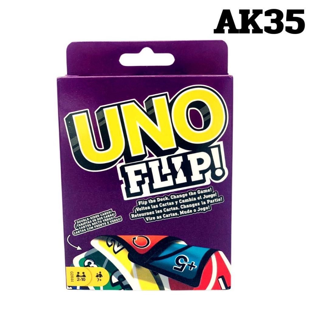 card game uno อูโน่AK35 ไพ่อูโน่ 108 ใบ เล่นสนุกกับครอบครัว เกม/การ์ด number 1 for family fun