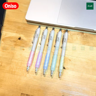 (ใหม่ 2025) Oniso Pearl ปากกาเจลหัวลูกลื่น 2 ชั้น 0.38MM ปากกาเจลแห้งไว ด้ามจับนุ่ม Oni-FD001