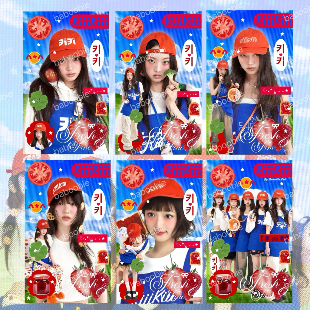 ꒰ Baboobie ꒱ KiiiKiii Photocard Fanmade โฟโต้การ์ด