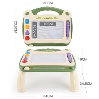 JoyToys ของเล่น เด็ก กระดานแม่เหล็ก เขียนลบได้ 4 สี กระดานวาดรูปแบบโต๊ะ