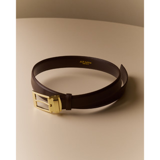 AOP Archive - Classic Leather Belt เข็มขัดหนังแท้ อะไหล่ทอง