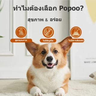 Popoo Multivitamins for Dogs Treats อาหารสุนัข วิตามิน ขนมสุนัข วิตามินรวมสุนัข บำรุงสะโพกและข้อต่อสุขภาพหัวใจ 120ชิ้น