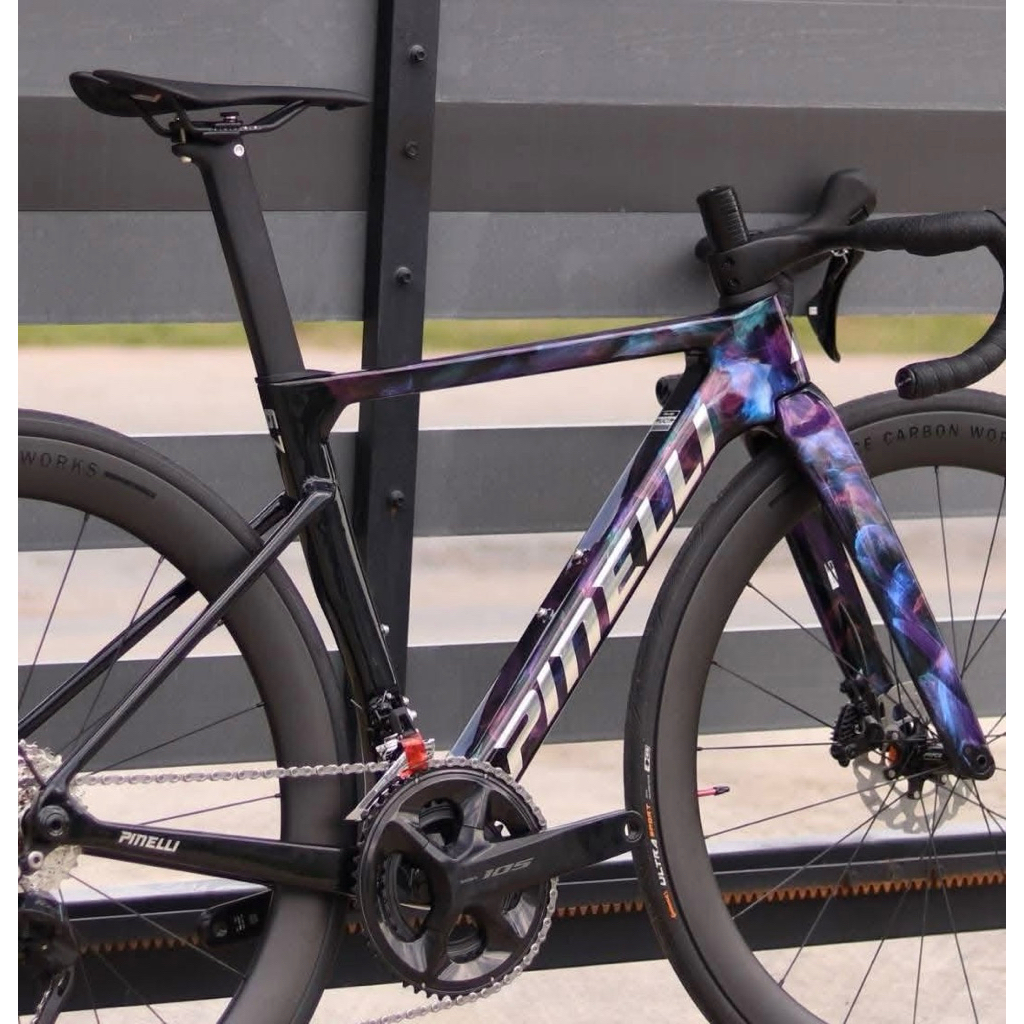 จักรยานเสือหมอบ New Pinelli Z9 Sprint UCI Carbon 2025 ชุดเกียร์ 105 12 สปีด ดิสเบรค
