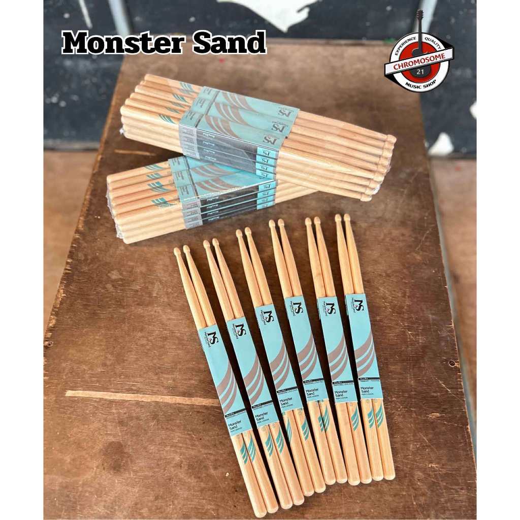 ไม้กลอง Monster Sand เนื้อไม้คุณภาพดี แข็งแรง ทนทาน