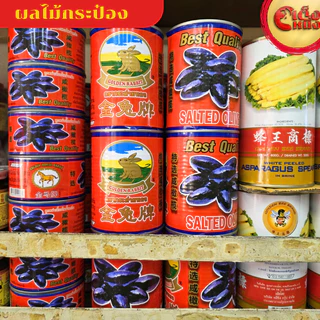 ลูกหนำเลี๊ยบในน้ำเกลือ ตราม้าทอง น้ำหนักเนื้อ 108 กรัม น้ำหนักสุทธิ 226 กรัม Chinese Black olive in Brine