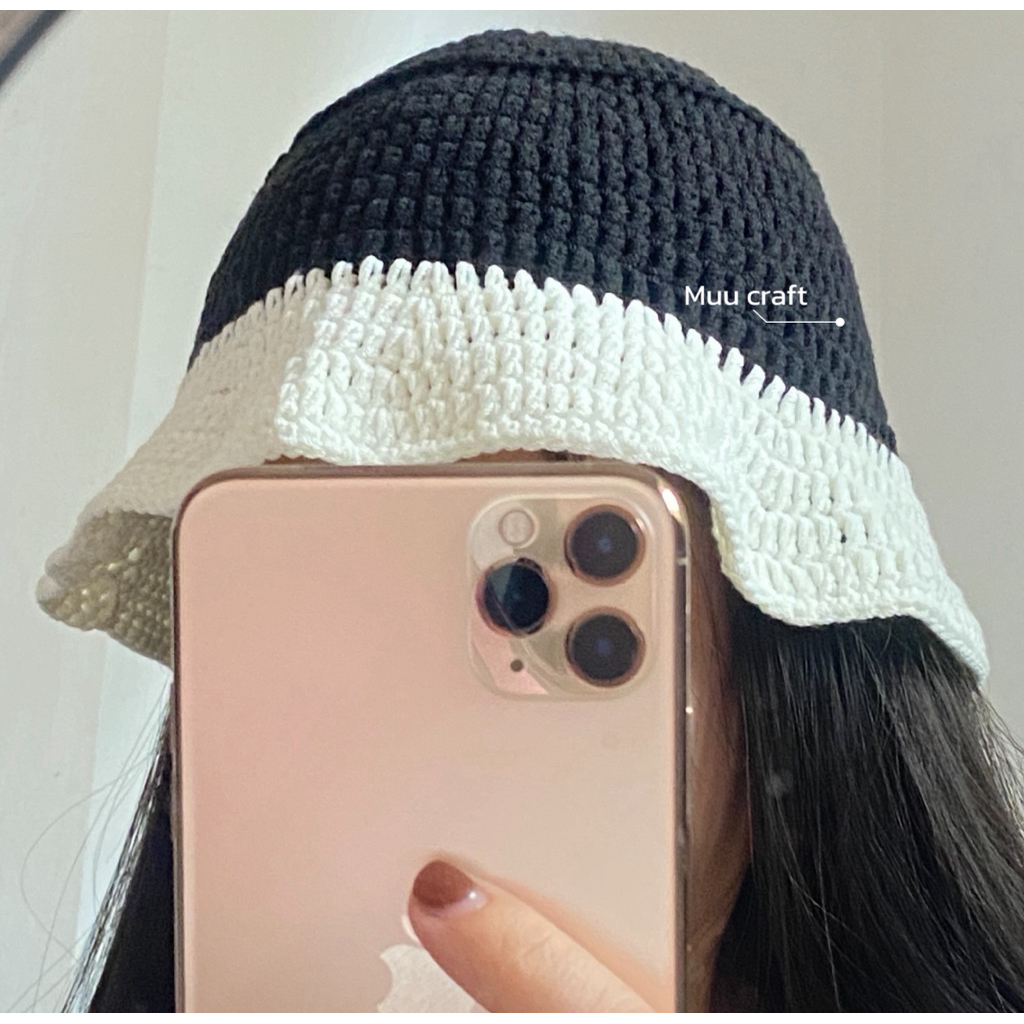 🍙หมวกถักมินิมอล🧶🪡  |  muu craft