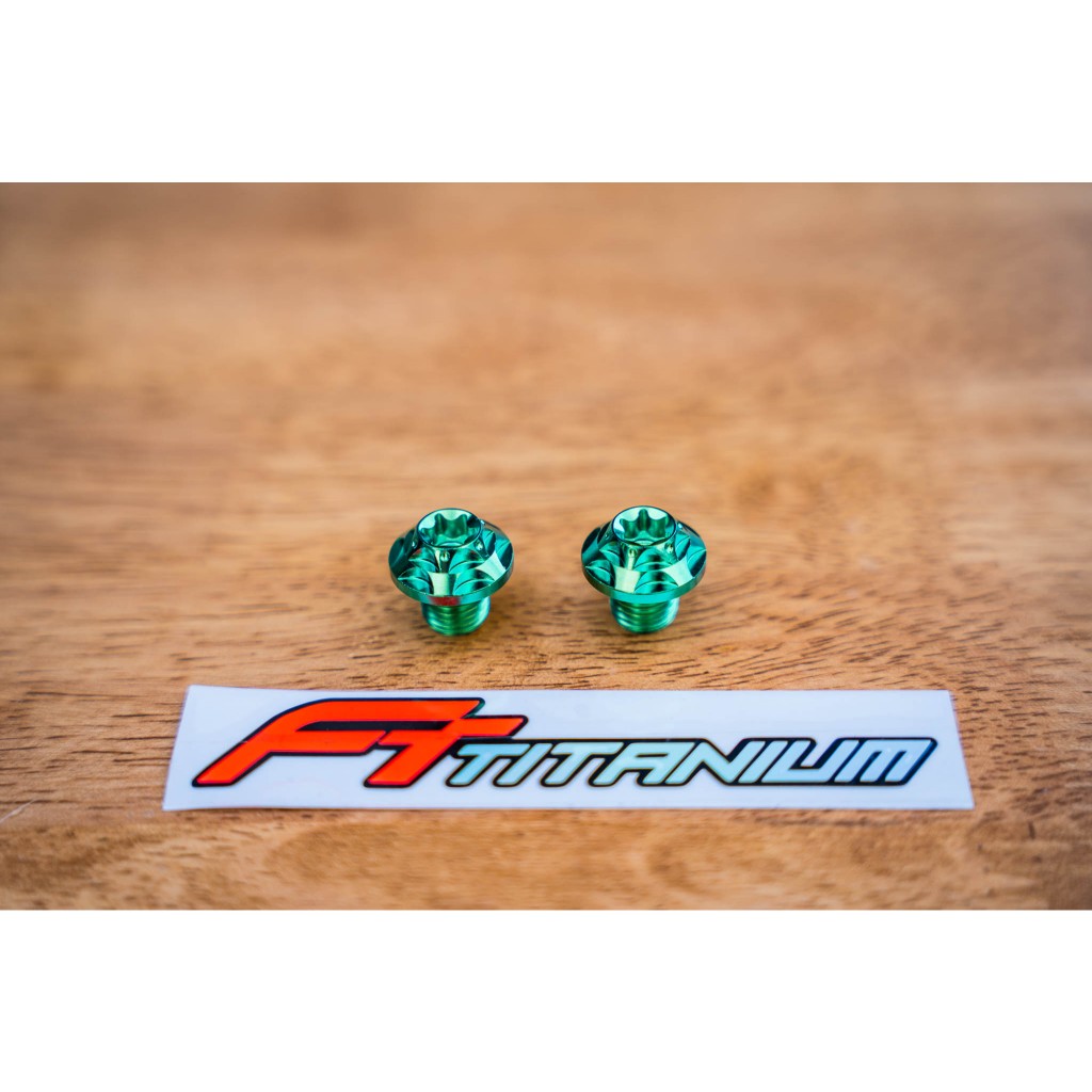 น็อตอุดกระจก หัวดาว 2 ชั้น ไทเทเนียมแท้  Xmax , Forza , Pcx150-160 (1ชุด=2ตัว)
