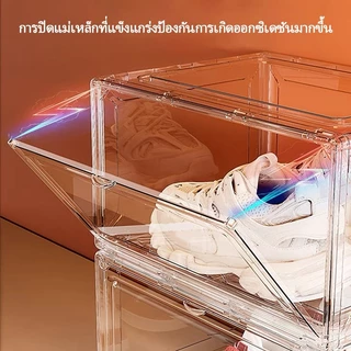 กล่องรองเท้า กล่องรองเท้าอะคริลิค กล่องรองเท้าซ้อนกันหลายชั้น กล่องรองเท้าโปร่งใส กล่องเก็บของ