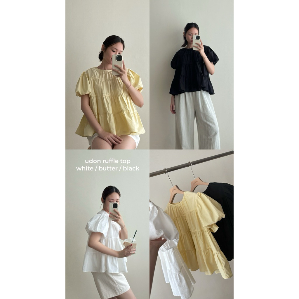 FADTHINGS - Udon ruffle top 🍢 3 colors !