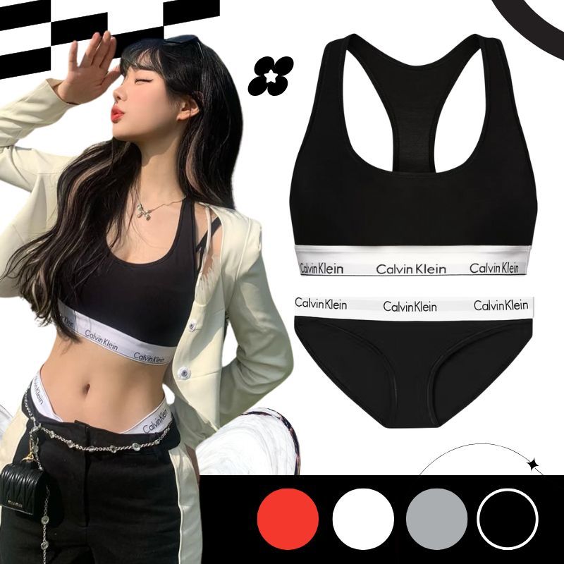【sale】 ซีเค ชุดชั้นใน ผู้หญิง เสื้อชั้นใน กางเกงใน ผ้านิ่มใส่สบาย เสื้อใน บรา