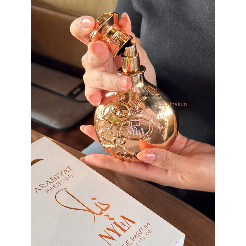 (แม่ค้าอยู่ดูไบ) น้ำหอม Rihanna ใช้ Nyla by Arabiyat Prestige EDP 80 ml.