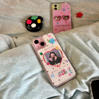 พร้อมส่ง 💌 เคสโทรศัพท์แกะหลังพลาสติก เก็บความทรงจำ 🤍 ใส่รูปข้างใน DIY เองได้ *ลอกฟิล์มออกก่อนใช้งาน* 🩷