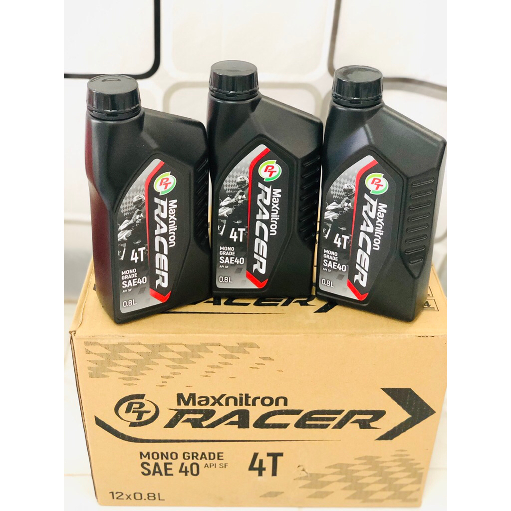 PT maxnitron Racer 4T SAE40 ยกลัง 12กป/ลัง