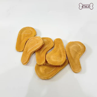 PACO ขนมสุนัข ขนมหมาขัดฟัน ทรงขาไก่ ทำจากหนังวัว100% พรีเมียม ขนมหมา ขนมขัดฟันหมา ขนมหมาเคี้ยวเล่น ขนมขัดฟันสุนัข