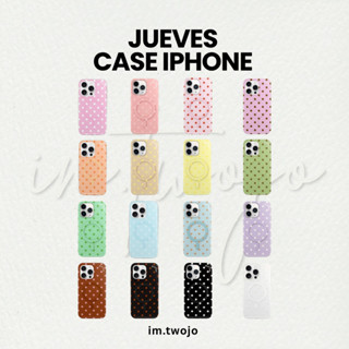 (Preorder) Jueves Case - ลาย Pokadot  iphone12-17promax เช็ค…