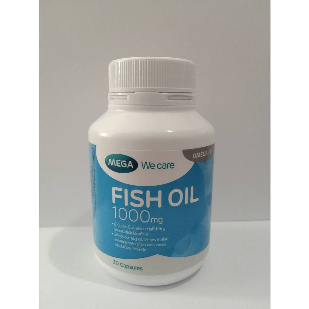 MEGA WECARE Fish Oil 1000 mg. 30 Capsules