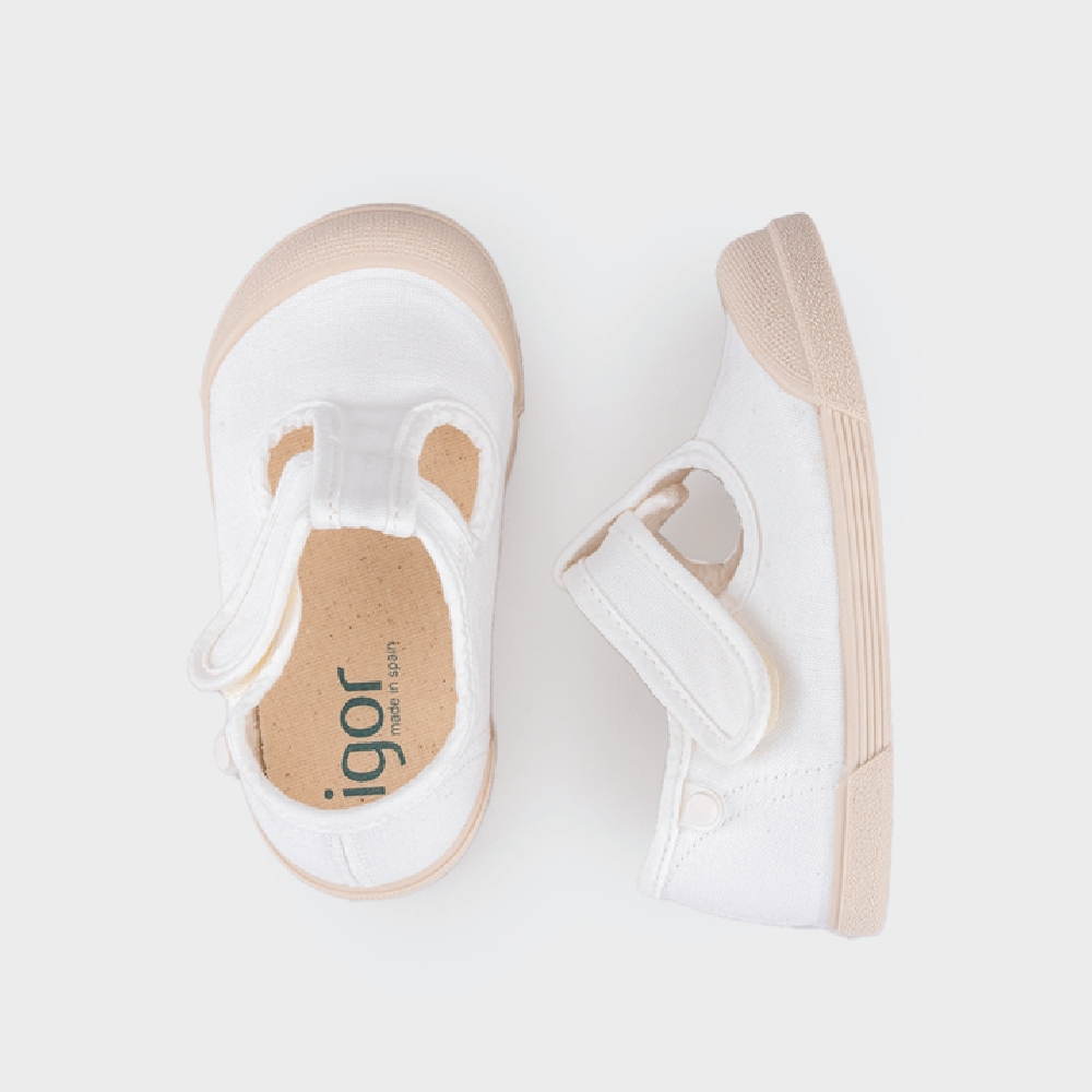 Igor รองเท้าผ้าใบ LONA PEPITO BLANCO