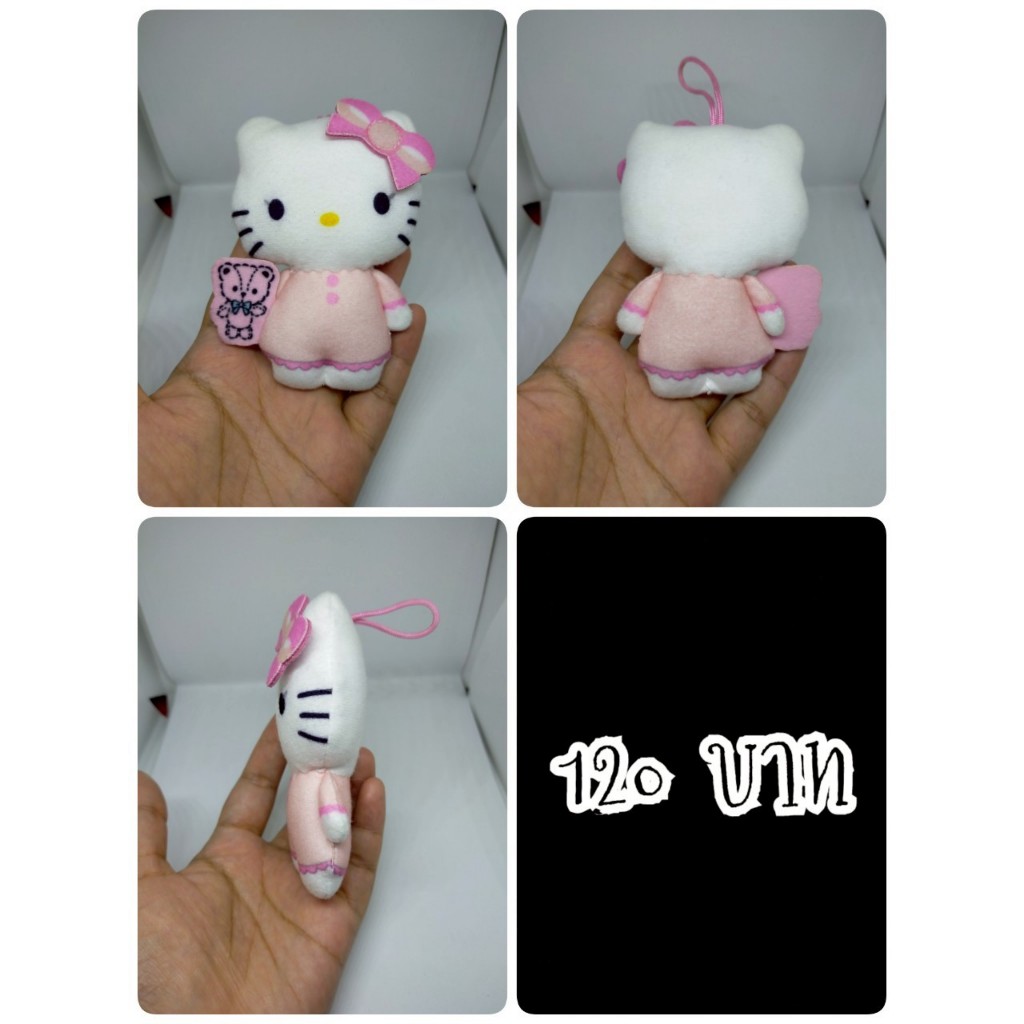 Hello Kitty#Pink Ribbon#Mc Donald's 50th Anniversary Happy Set#เฮลโล คิดตี้#ป้ายตัด#งานพวงญี่ปุ่นมือ