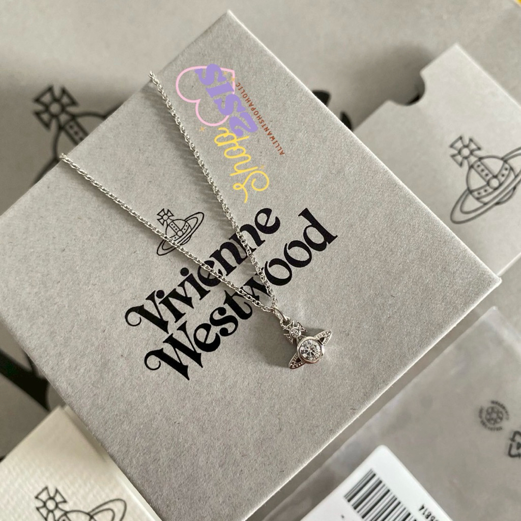 💓พร้อมส่ง✨Vivienne Westwood  London Orb pendant( มีสีมากกว่าในรูปน้า) ของแท้เท่านั้น💯(ถุงกระดาษมีขายแยกค่ะ)