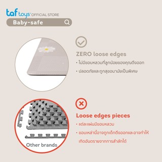 Taf Toys เสื่อรองคลาน พับได้ ขนาดใหญ่ Fold & Play Checkers Mat ของใช้เด็กแรกเกิด รูปที่ 6