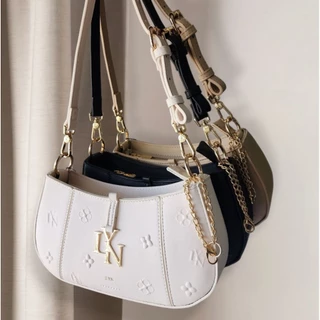 🌈พร้อมส่ง 𝐋𝐘𝐍 WENDY BRIGHTON SHOULDER BAG กระเป๋าทรงพอช-สะพายข้าง​ สาย​ 2 เส้น
