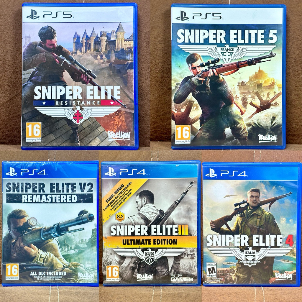 [Ps4/Ps5] Sniper Elite - รวมหลายภาค / Sniper Elite V2 Remastered / Sniper Elite 3 / Sniper Elite 4 [