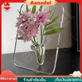 🟡🟡กรอบรูปไฮเอนด์ แจกัน อะคริลิกใส เดสก์ท็อปขนาดเล็ก สร้างสรร…