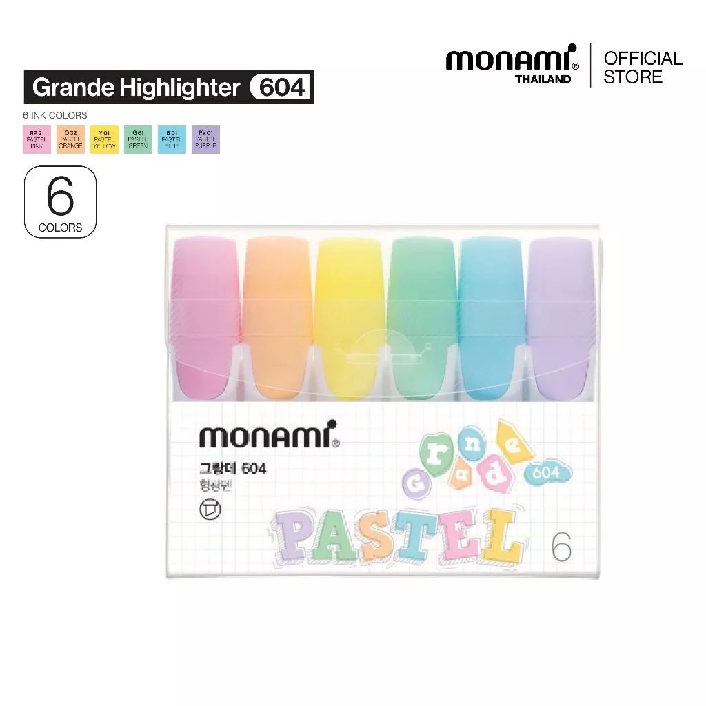 Monami ปากกาเน้นข้อความ รุ่น แกรนเด 604