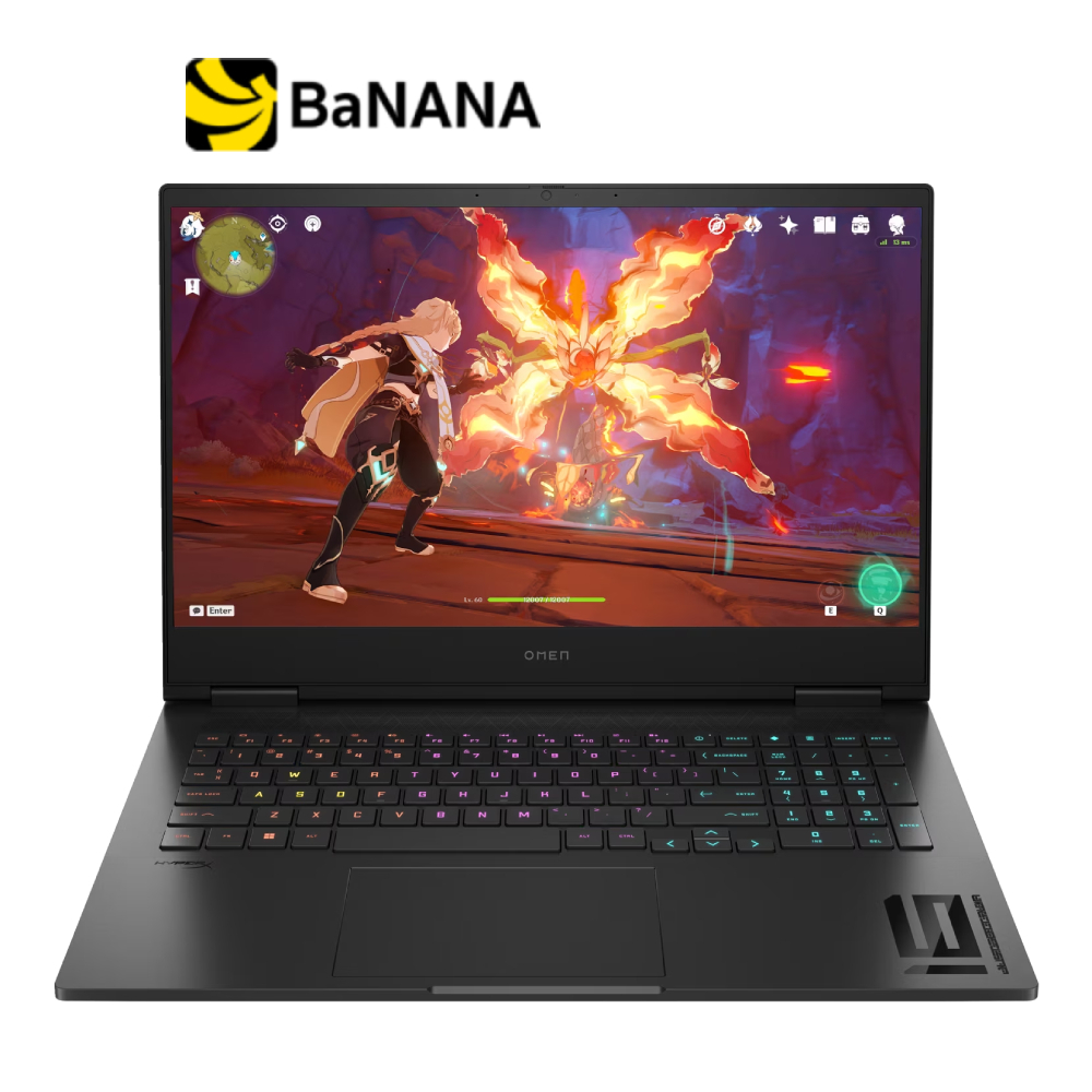 โน๊ตบุ๊ค HP OMEN 16-am0195TX Black by Banana IT