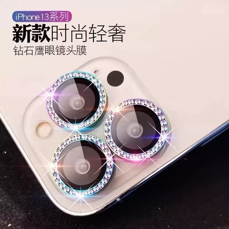 i11-i16pro max ฟิล์มเลนส์กล้อง เพชร i13 pro max i14 pro max i14plus i15 pro max i15plus i16 pro i16p
