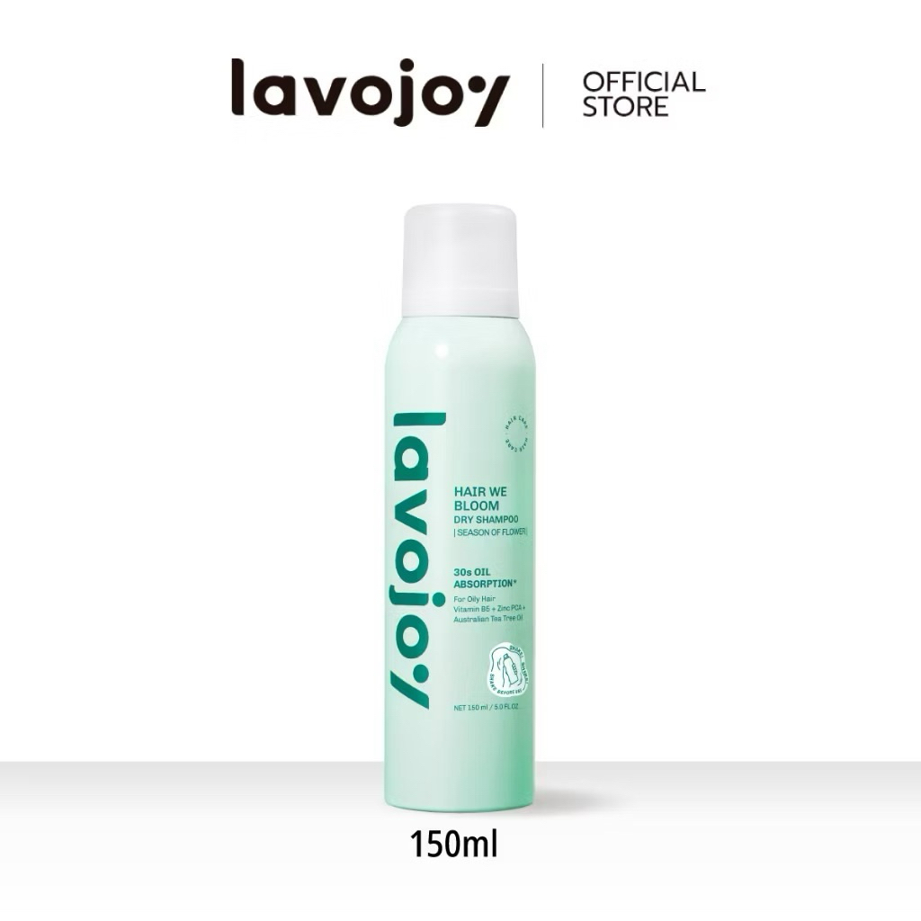 lavojoy Hair We Bloom Dry Shampoo Season of Flower 150ml. ผมสะอาดสดชื่น จบปัญหา ผมมัน