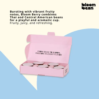 กาแฟแคปซูล Bloom Bean - Bloom Berry ฟรุ้งฟริ้ง ฟรุตตี้ ถัวยอลูมิเนียม ใช้กับเครื่องชงทุกยี่ห้อที่ใช้แคปซูล Nespresso