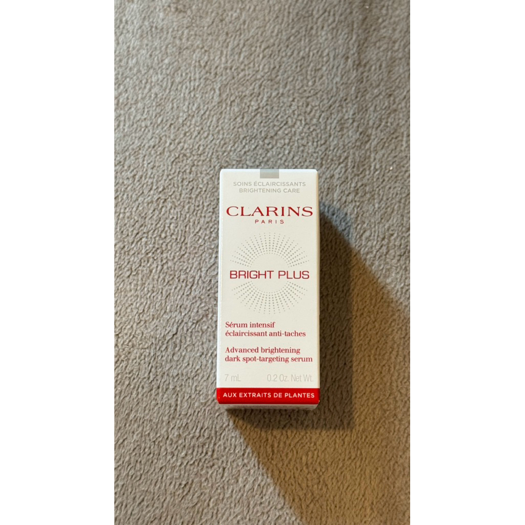 clarins bright plus serum 7 ml #ป้ายไทย
