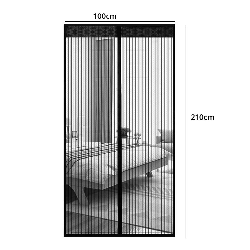 🚫🦟 ม่านประตูแม่เหล็กกันยุง ติดตั้งง่าย แถมฟรี หมุดทองเหลือง ม่านแม่เหล็กกันยุง ม่านกันยุง - รูปที่ 2